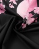 Mens Cherry Blossoms Letter Print Kimono Loose Two Pieces Outfits Mens Cherry Blossoms Letter Print Kimono Loose Two Pieces Outfits
